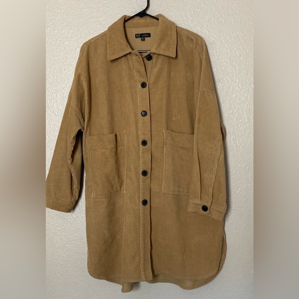 Zara Corduroy Oversized Shacket